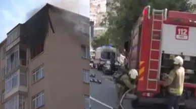 Kadıköy’de 10 katlı binada yangın!