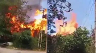 Kastamonu'da feci yangın: Ev ve ambar kullanılamaz halde!