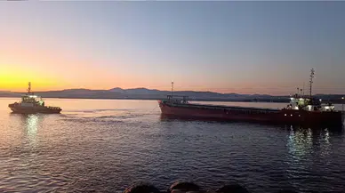 'My Zeynep' kargo gemisi Çanakkale Boğazı'nda arızalandı!