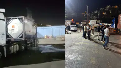 Polisan Kimya Fabrikası'nda kimyasal sızıntı paniği!