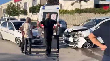 Bursa İnegöl'de otomobiller çarpıştı: 4 yaralı