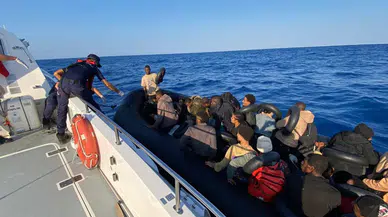 36 düzensiz göçmen Sahil Güvenlik ekipleri tarafından kurtarıldı!