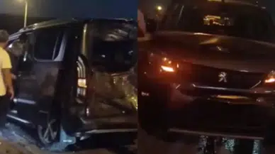 Sancaktepe'de peş peşe trafik kazası: 8 araç hasar gördü!