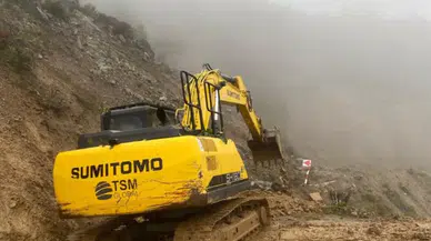 İş makinesi operatörü ölümden döndü