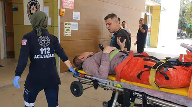 Bursa’da iş kazası: Üzerine sunta düşen işçinin bacakları kırıldı