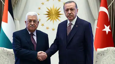 Cumhurbaşkanı Erdoğan, Filistin Devlet Başkanı Abbas’ı kabul etti