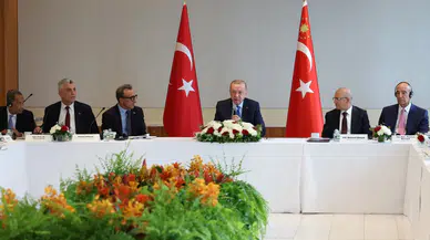 Cumhurbaşkanı Erdoğan, ABD'li üst düzey şirket yöneticileriyle görüştü