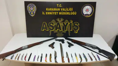 Karaman'da asayiş uygulaması: 13 kişi tutuklandı!