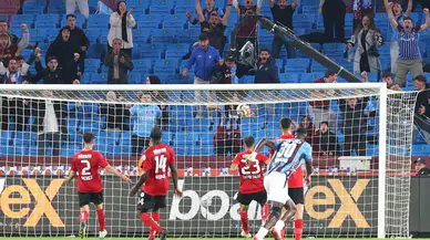 Trendyol Süper Lig'de Trabzonspor ile Gaziantep FK 1-1 berabere kaldı