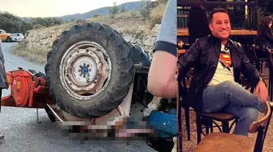 İzmir'de traktör devrildi: 1 ölü!