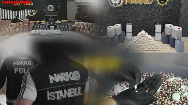İstanbul’da dev uyuşturucu operasyonu!