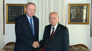 Cumhurbaşkanı Erdoğan ve Devlet Bahçeli görüşmesi başladı