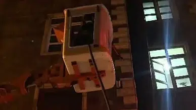 Erzurum'da iş merkezinde korkutan yangın!