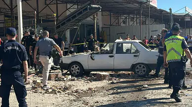 Antalya'da toptancı halinde patlama: 1 ölü, 3 yaralı!