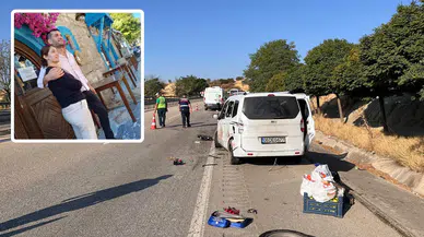 Manisa'da acı kaza: Kamyonetin çarptığı karı-koca öldü, 2 çocuk yaralandı!