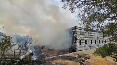 Kayseri'de mobilya fabrikasında yangın çıktı!