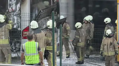 Zeytinburnu'nda metrobüste yangın!