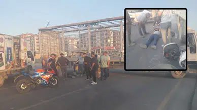 Malatya'da kamyon ve motosiklet çarpıştı: 1 kişi yaralandı!