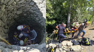 Hatay’da bir kadın 7 metre derinliğindeki kuyuya düştü!