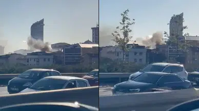 Üsküdar Ünalan’da bir binada korkutan yangın!