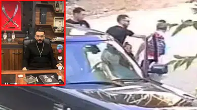 Çocuklarının önünde babalarına tokat atan magandanın işyeri kurşunlandı!