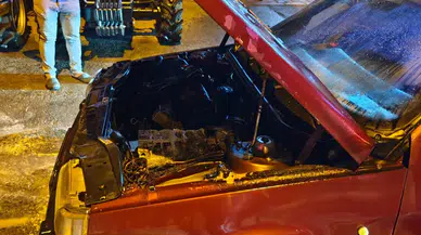 Aydın'da seyir halindeki Tofaş alev aldı!