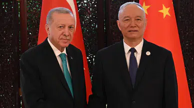 Cumhurbaşkanı Erdoğan'dan Çin'de diplomatik temas!