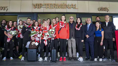 A Milli Kadın Voleybol Takımı yurda döndü!