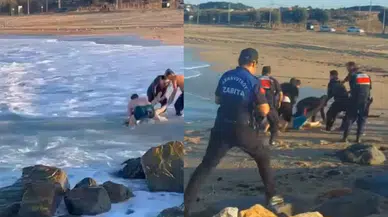 Karaburun Sahili’nde boğulma faciası: Nişanlı çifti ölüm ayırdı!