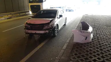 Malatya'da zincirleme kaza: 2 kişi yaralandı!