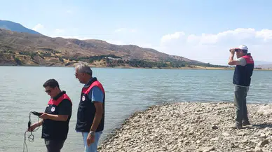 Keban Baraj Gölü'nde dron destekli balıkçılık denetimi