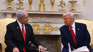 Trump ve Netanyahu Beyaz Saray'da bir araya geldi