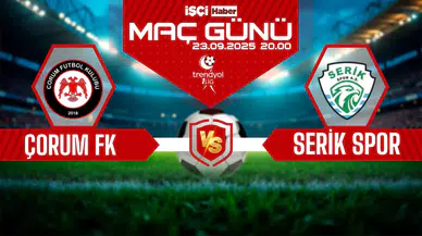 Çorum FK-Serik Spor maçı ne zaman, saat kaçta ve hangi kanalda?