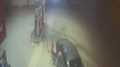 Bursa’da benzin istasyonunda panik anlar yaşandı