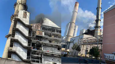 Kangal Termik Santrali'nde yangın paniği!