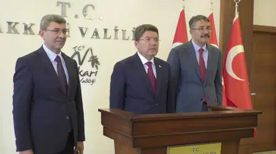 Bakan Tunç, Hakkari Valiliği'nde!