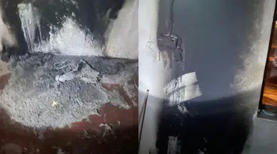 Balıkesir'de bir düğün salonunda yangın çıktı