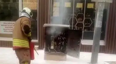 İskenderun’da trafo yangını paniğe neden oldu