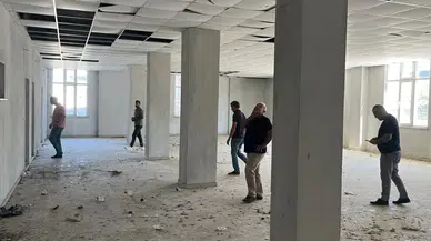 Yenipazar Hamzabali Mahallesi’ndeki çok amaçlı binada tadilat başladı