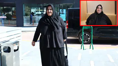 240 kiloluk kadın verdiği kilolarla hayata döndü!