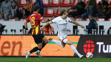 Gençlerbirliği, 9 kişi kalmasına rağmen Kayserispor'a boyun eğmedi