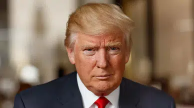 Trump'a gittiği restoranda Gazze protestosu!