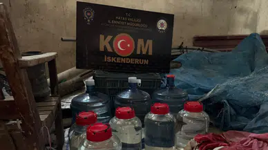 Hatay'da kaçak alkol ve sigara operasyonu: 4 kişi gözaltında