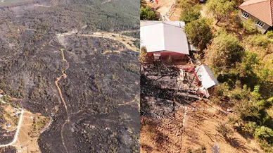 Karabük Kahyalar Köyü iki yangın arasında kaldı