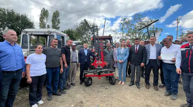 Sinop’ta Çiftçilere Kırsal Kalkınma Projesi kapsamında makine ekipman desteği