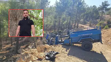 Mersin'de taktak motoru devrildi: Sürücü yaşamını yitirdi