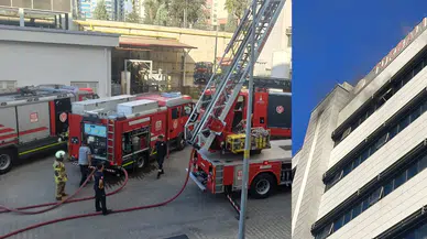 İzmir Torbalı Devlet Hastanesi'nde yangın paniği!