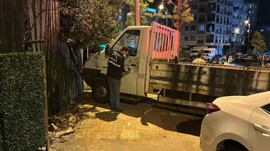 Sultanbeyli'de kamyonet sürücüsü silahlı saldırıya uğradı