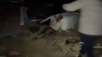 Manavgat'ta hortum felaketi : Parçalanan konteynerden yaralı halde çıkarıldı!