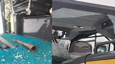 Bingöl'de karla mücadele ekibine saldırı düzenlendi